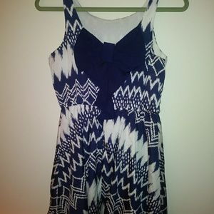 Navy & White Sundress